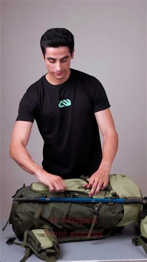 Trishul Modular Rucksack: 60L+10L (70L) & 40L+10L (50L) systems. Adaptable for every trek #trekking