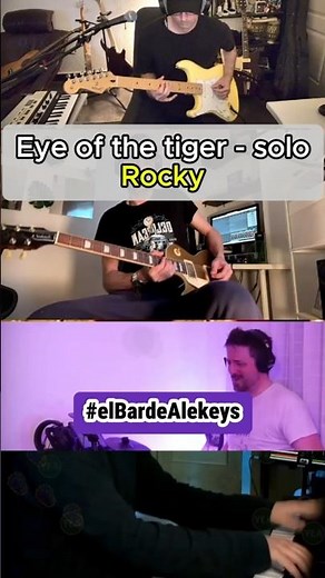 Rockeando Eye of the Tiger ONLINE ⚡ (Solo ÉPICO + Jam sin latencia)