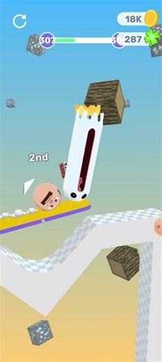 Hopping Heads 🙀 minecraft Part 3 #shorts #short #minecraft