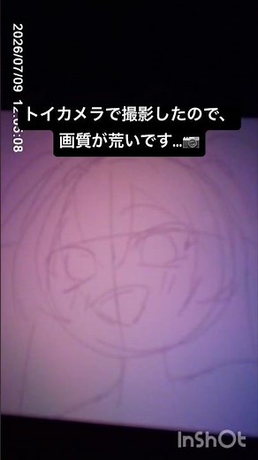 トイカメラでお絵かき手元動画撮ってみた！ #イラスト #初音ミク#トイカメラ