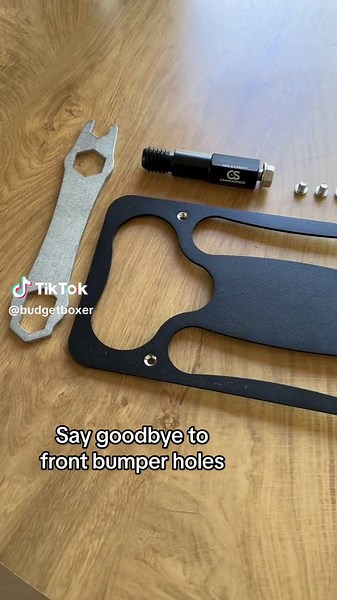 I couldnt puncture a fresh bumper and ill never do it again. CravenSpeed Platypus is an amazingly sturdy made in the USA solution for front mounting license plates. Check it out! #founditonamazon #bmw #license #plate #holder #cravenspeed #m2 #m2competition