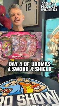 Fourth day of Bromas! Gift that special bro or broette 4 Sword & Shield packs with a Mewtwo V-Union!