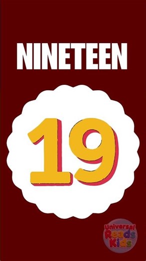 Learn Number 19 🤩 | Quick Counting for Kids