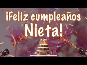 🎁NIETA, Feliz Cumpleaños 🎈Hermoso video de cumpleaños 🎉Tarjeta de Felicitación