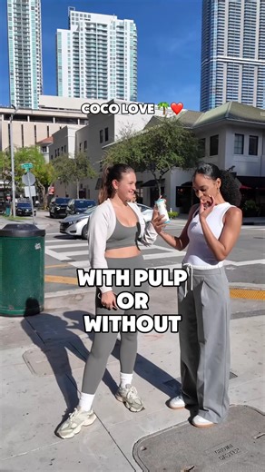 Coco Love Water | Pulp or no pulp? 🥥 Why choose when you can have both. Sweet, refreshing, and tastes like it’s straight from the coconut. 🌴✨ That’s... | Instagram