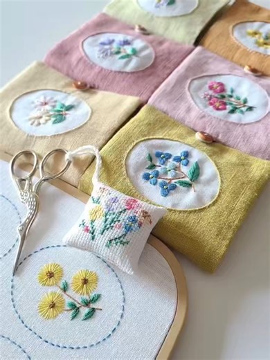 Handmade Embroidery Tote Bag