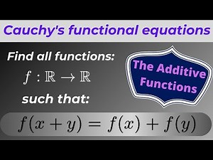 Cauchy's Functional Equations (part1: The Additive One)