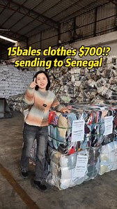 $700 can purchase 15bales used clothes!? small order shipping to Senegal #used #Africa #Senegal #business | Mei Used Clothing & Phone