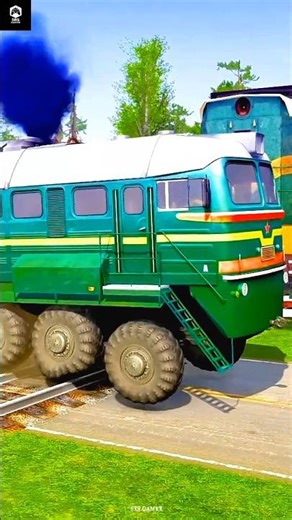 Extreme MudRunner Gameplay | Dangerous Mud Road & Heavy Train Driving! #mudrunner #shorts