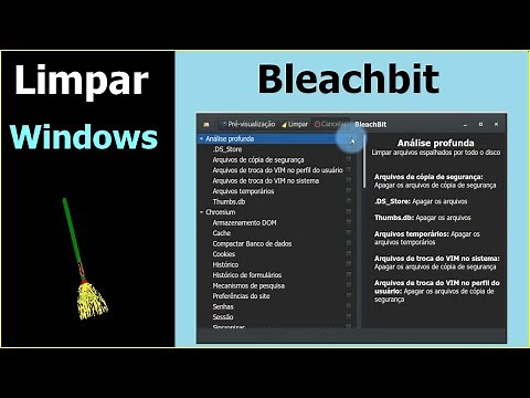 Como usar o BleachBit. Aplicativo para fazer limpeza do Windows. Windows muito mais rápido