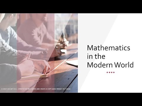Mathematics in the Modern World - Lesson 1 Patterns