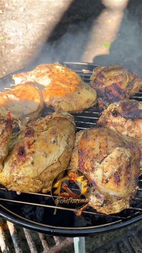 Juicy Jerk Chicken on the Grill 🔥
