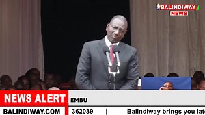 Finally Pres. Ruto forgives Gachagua ahead of Saba Saba day. Listen to what he said today in Embu | Balindiway News