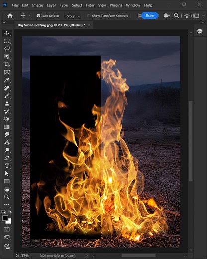 108K views · 902 reactions | Adobe photoshop keyboard shortcut tips to perfectly blend your images #bigsmileediting | Big Smile Editing | Facebook