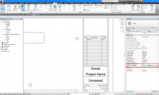 Show revision history on all sheets