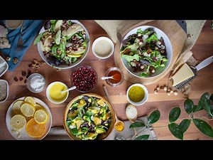 Three Healthy & Delicious Lettuce Salads and Dressings