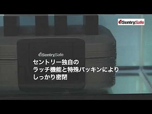 SentrySafe CWシリーズ 防水性能テスト