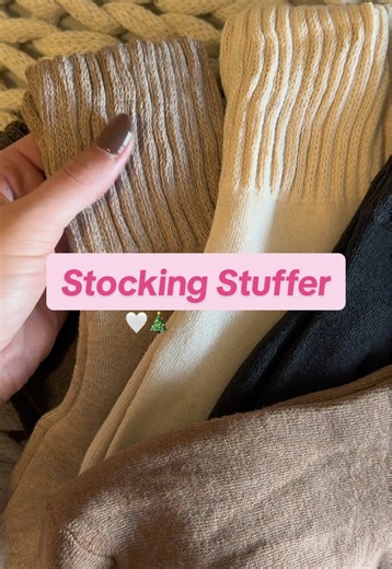 The coziest sweater socks at SUCH a great price!!🤍🧦🎅🏻 #stockingstuffer #christmas #socks #cozy #sweaterweather