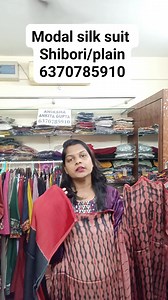 1.4K views | Aniksha By Ankita Gupta Shibori Tye dye Modal suit Plain modal silk suit For order take screenshot  https://wa.me/6370785910 No COD NO RETURN no exchange Only prepaid orders #Aibapremiumseller #partywear #festivesuitset | AIBA Premium | Facebook