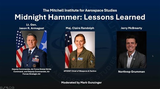 Lessons Learned from Operation Midnight Hammer Airpower Forum | Alexander Robinson posted on the topic | LinkedIn