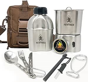 The Pathfinder School Campfire Survival Cooking Kit (Earth Brown)