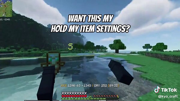 Configuración de Hold My Items en Minecraft 1.21