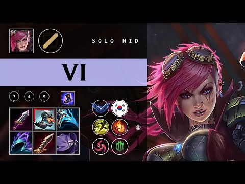 Vi Mid vs Pantheon - KR Diamond Patch 26.01