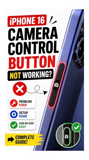 iPhone Camera Control Button not Working | How to Enable iPhone New Camera Button #iphonecamera