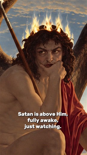 Satan Watched Jesus While He Slept #artanalysis