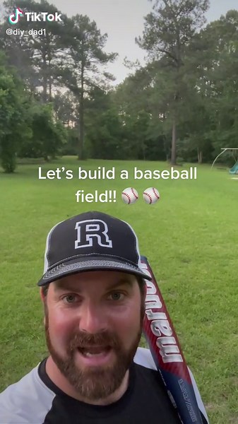 Backyard Baseball Field DIY Project