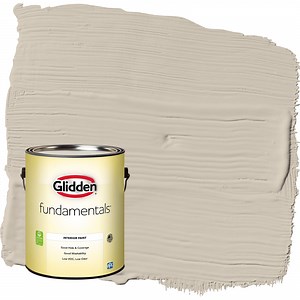Glidden Fundamentals Synchronicity / Gray Eggshell Interior Paint, 1 Gallon