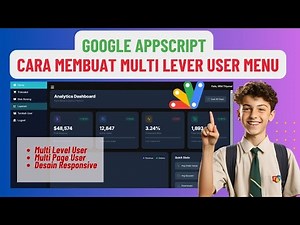 Tutorial Multi User Login | Multi Page Menu Pada Google Appscript | EPS #1