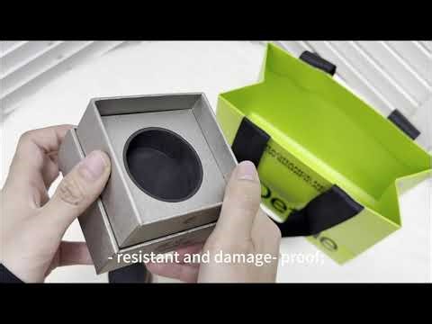 Bulk Custom Fragrance Packaging Tote Bag + Inner Box Secure Perfume Bottle Storage#MojiuPackaging