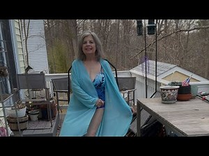 Irresistible Fashions, 4/2/2025 MODEL, “Elegant Bathing Suit and Wrap”