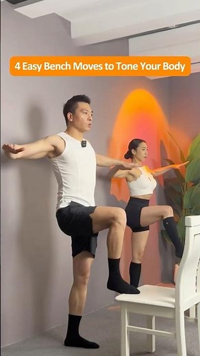 Flatten Your Belly, Tone Your Back and Define Your Shoulders with 4 Easy Bench Moves