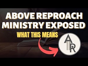 Why We ARE Above Reproach: Above Reproach Ministry Explained