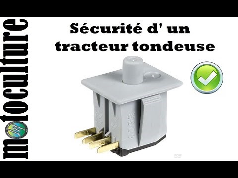 IMPORTANT! Safety features of a riding lawnmower