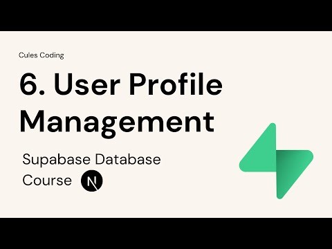 6. How to add Profile data in Supabase using Nextjs 15 Server Component & Server Action | React