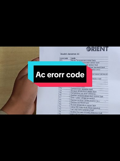 Air Conditioner Error Codes Explained