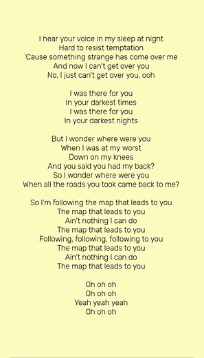 Maroon 5 - Maps Lyrics | Full Song Lyrics & Meaning