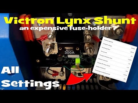 The Victron Lynx Shunt - Settings, Features and Flaws