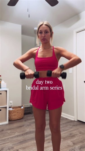 posting to stay accountable!!! who wants to join me?!?! #bridalarmworkout #2026bride