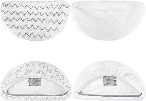 4 Pack Steam Mop Replacement Pads for Bissell Powerfresh Steam Mop 1940 1806 1544 2075 2685A 2181 2814 Series,Model 19402 19404 19408 19409 1940A 1940F 1940Q 1940T 1940W B0006 B0017 2075A