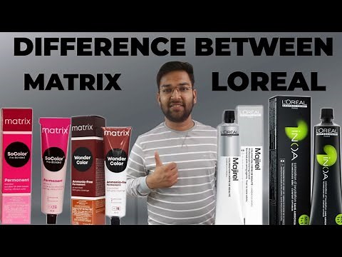 Difference between loreal professional & Matrix professional hair colour#matrixprofessional #loreal
