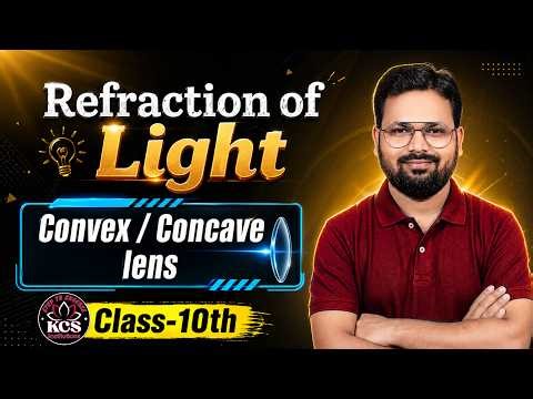 Class 10 Light Chapter 👁️ Convex & Concave Lens Complete in 60 Minutes | complete science |