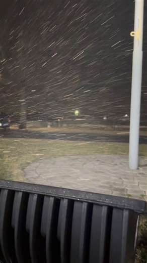 That's not snow falling in Wichita! It's ash from wildfires in western Kansas. | Deb Farris KAKE