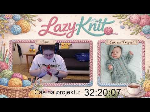 Pletu spací pytel pro miminko | chill stream a pokec