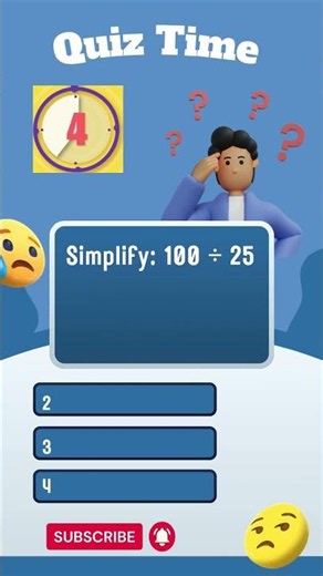 Solve This Easy but Tricky Math Question 😵 #quiz #maths #shorts