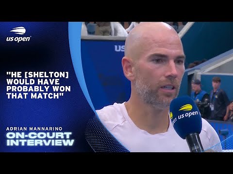 Adrian Mannarino On-Court Interview | 2025 US Open Round 3