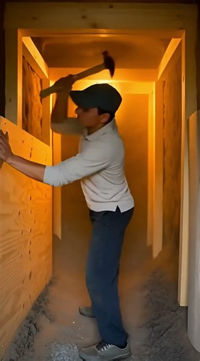 Building a Tiny Home in My Backyard #construction #transformation #diy #shorts